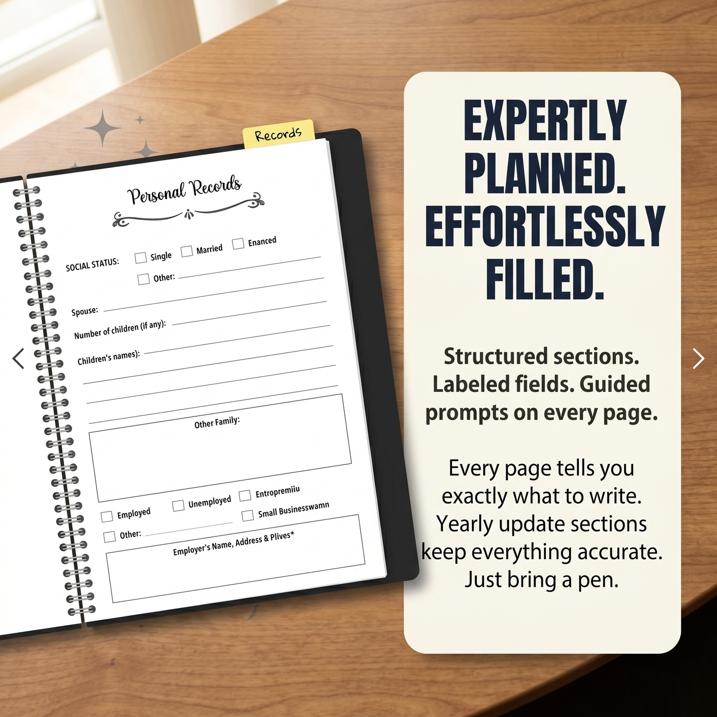 Renoura - End of Life Planner & Journal 3