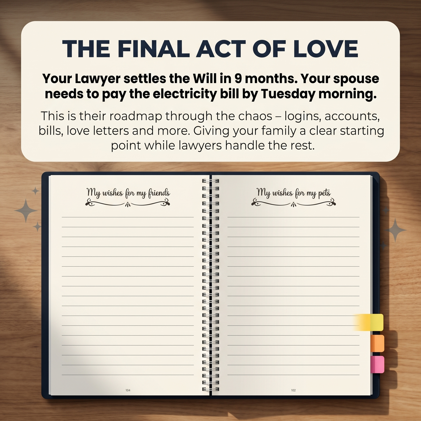 Renoura - End of Life Planner & Journal 3