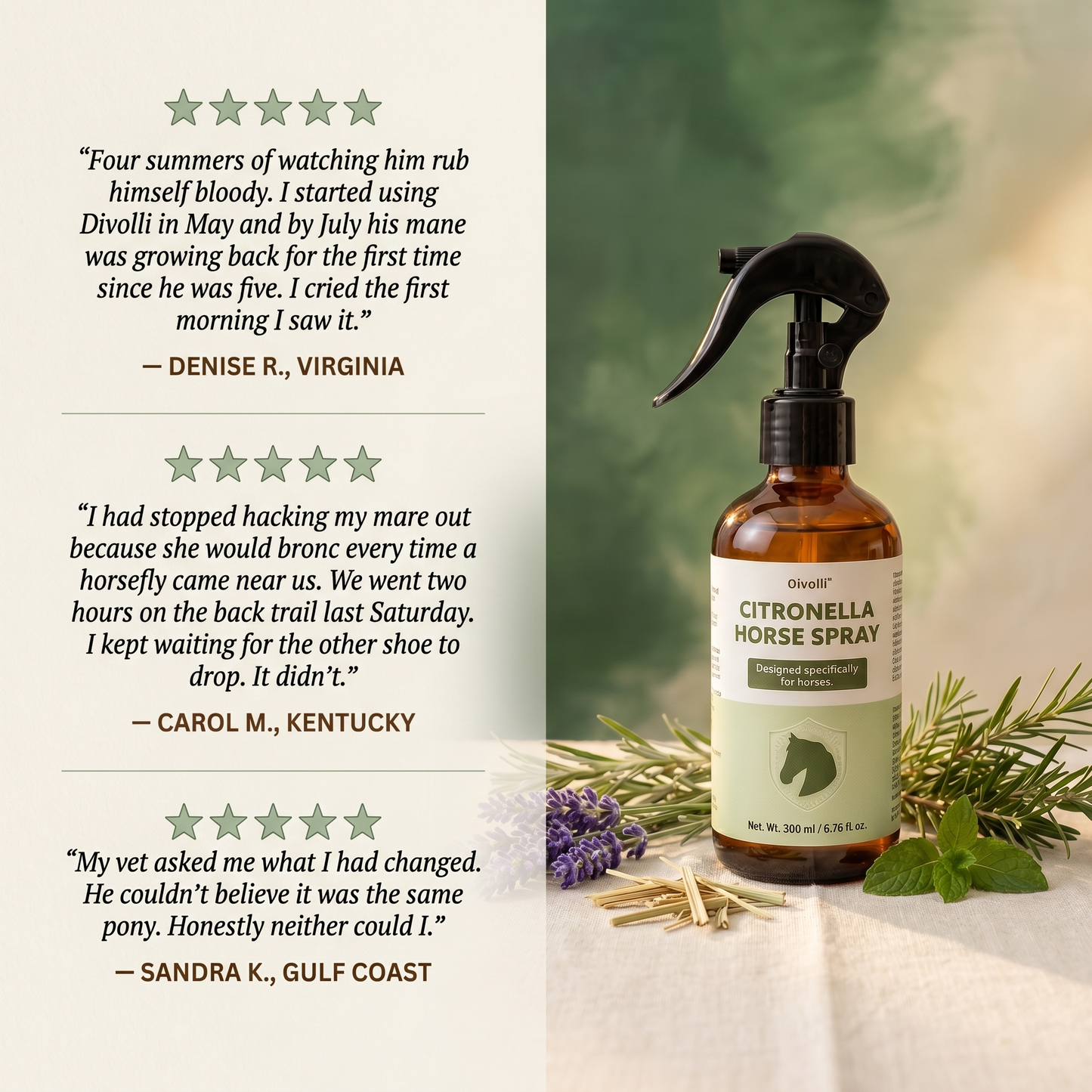 Renoura Horse & Pony Bug Repellent Spray