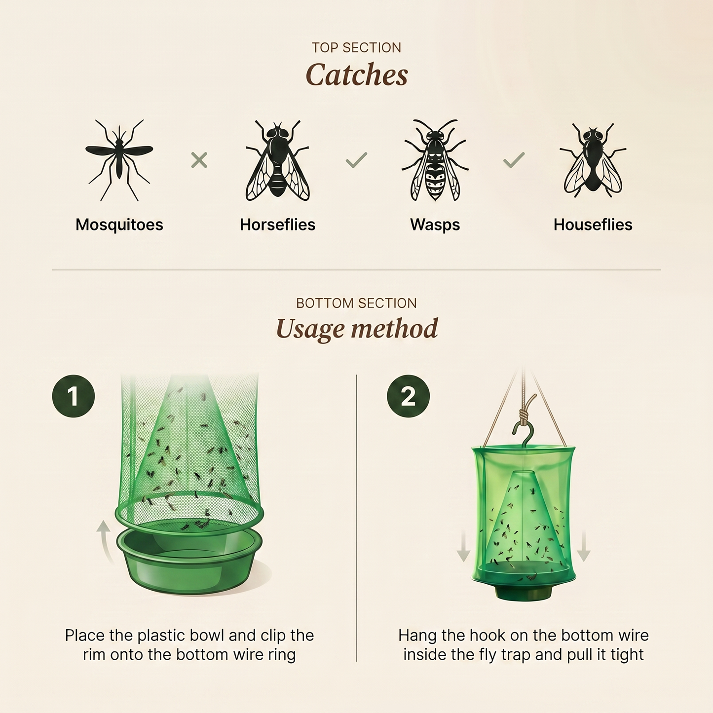 The Renoura Fly Catcher (Comes with 4 Fly Traps) FREE SHIPPING